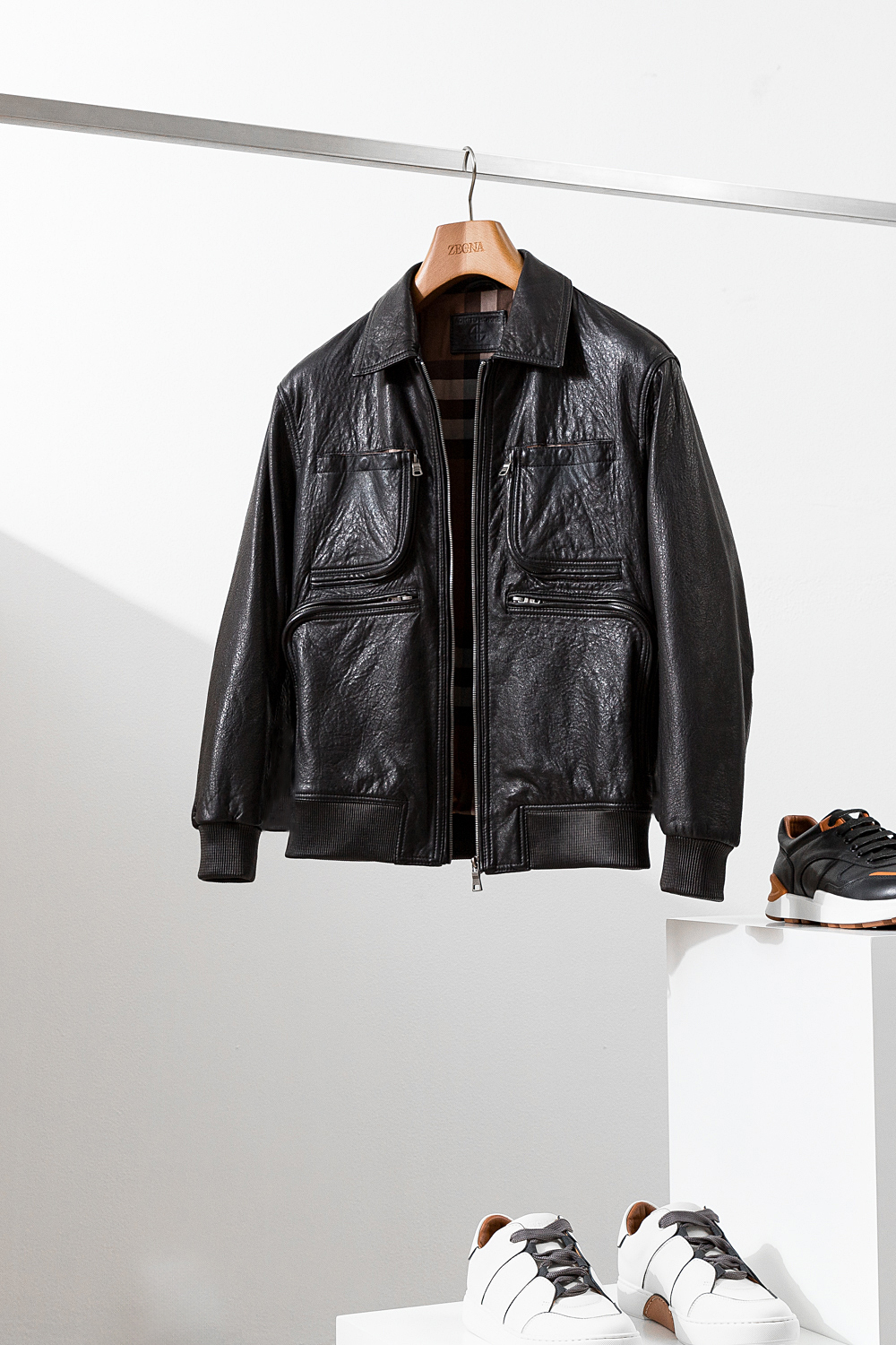 商务休闲户外皮衣夹克外套