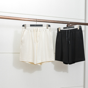 男士 短裤 直筒宽廓形松短裤 华夫格直筒五分裤 男 夏季 静奢极简风夏季