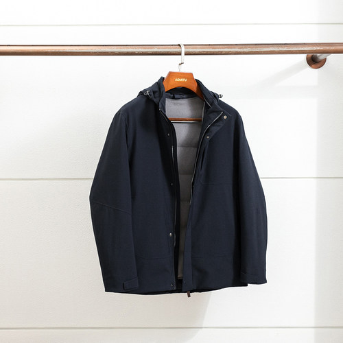 一衣三穿冬季男士高端鹅绒服外套