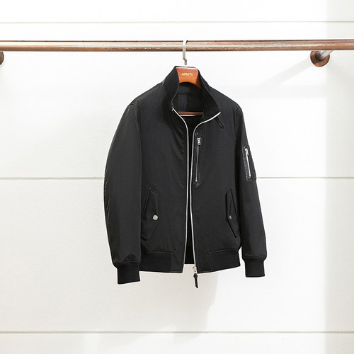 AOMITUT版3W短款哈灵顿鹅绒服