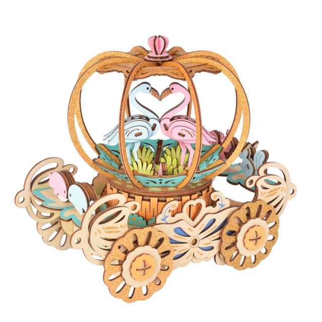 木制音乐盒八音盒手工拼装模型