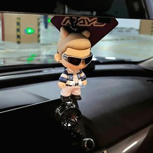 正品泡泡玛特kubo每时每刻盲盒汽车车载挂饰后视镜挂件男士礼物