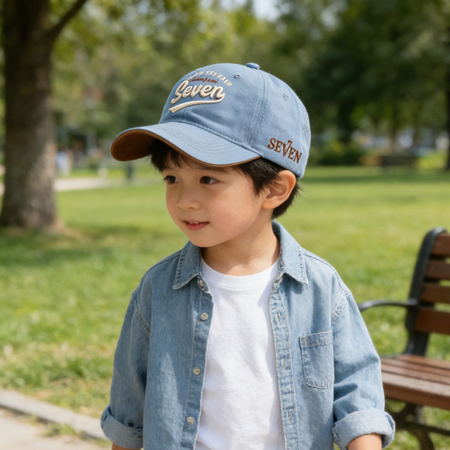2026新款儿童帽子春秋天男孩棒球帽帅气刺绣字母鸭舌帽女童遮阳帽