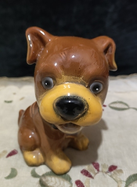 陶瓷摆件孤品高温瓷微瑕介意勿拍