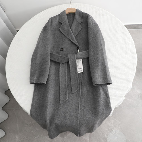 檬系~明星同款2025秋季新款时尚休闲百搭气质优雅双面呢羊毛大衣