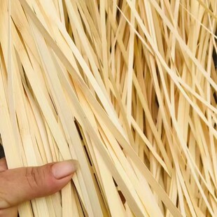 竹编diy材料包学生手工竹条竹片灯笼竹篾条竹青编织婚礼花艺装 饰