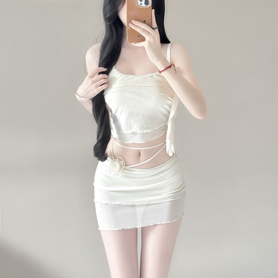 泳衣女高级感分体比基尼蕾丝仙气