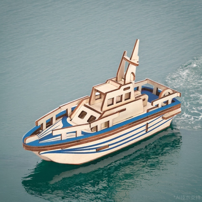 拼图玩具益智救生艇青少年