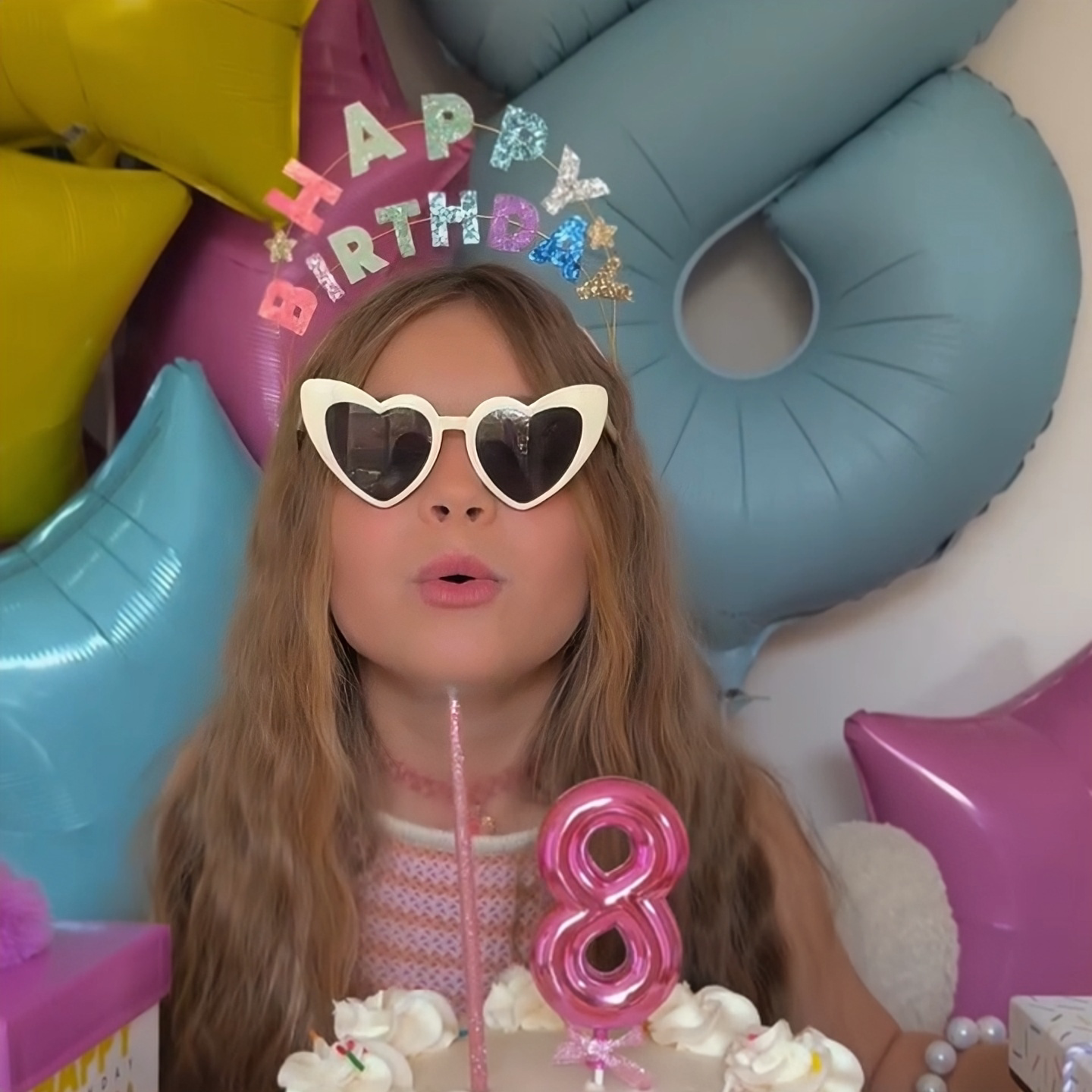 公主HAPPYBIRTHDAY发饰生日礼物