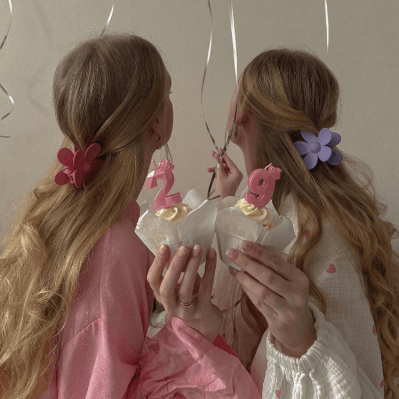 正版原创粉色皇冠生日蛋糕数字蜡烛周年纪念日女孩惊喜礼物小饰品