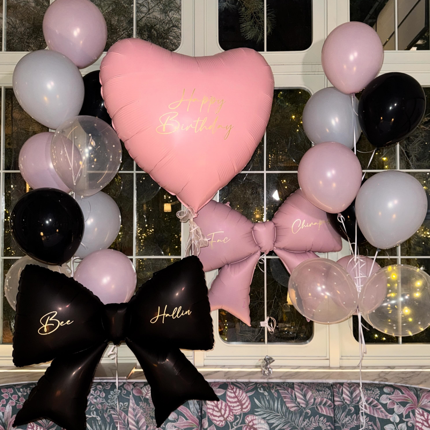 blackpink黑粉亚光爱心派对套餐