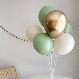 生日装饰气球桌飘固定底座杆子地飘支架婚房结婚立柱路引满月周岁