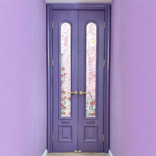 双开门小门洞房门卧室1米室内门中古网红平开门小户型极窄对开门