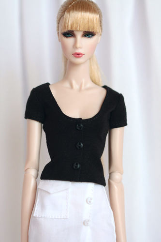 [M-201809-14]上衣/FR Momoko Barbie Blythe Mico 娃衣