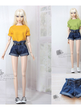 [M-202303-33-C]短裤/Momoko OB FR 芭比 6分娃衣