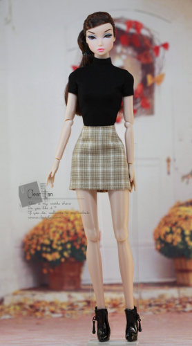 [M-202002-20-C]半身裙/FR Momoko Barbie Blythe OB Mico 娃衣
