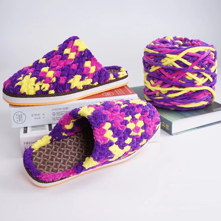 邮选3两8大份量冰条粗毛线钩拖鞋包包围巾玩偶手工DIY材料包