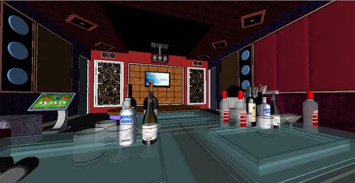 完整KTV包房草图大师SU模型sketchup设计素材源文件skp资料库