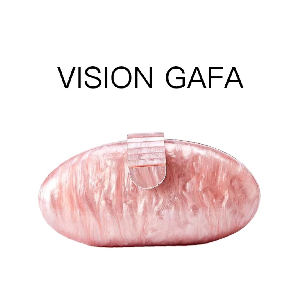 2025女士欧美新款单肩斜跨包异型贝壳亚克力包时尚婚礼晚宴手拿包