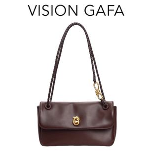 2025新款头层羊皮包袋编织绳扣设计单肩腋下斜跨包真皮女包