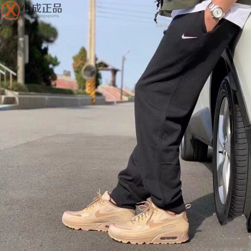 耐克男子针织小LOGO束脚宽松长裤