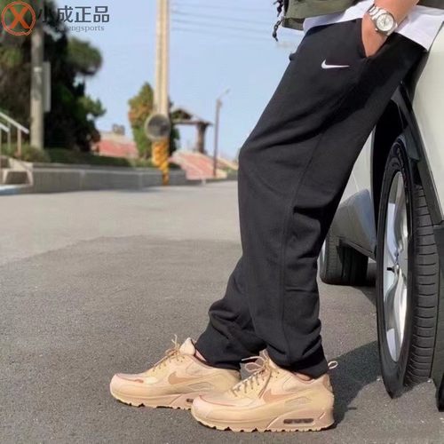 耐克男子针织小LOGO束脚宽松长裤