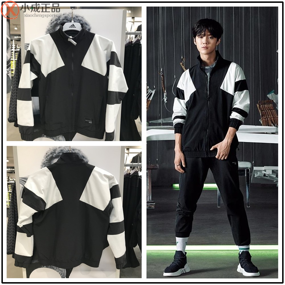 Adidas/阿迪达斯立领EQT男子夹克