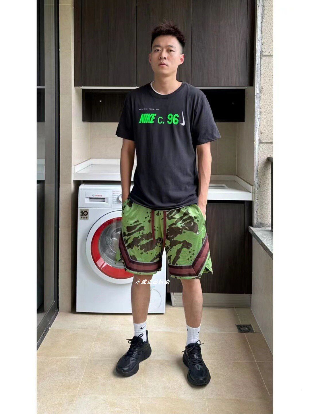 Nike Dri-FIT ADV刺绣扎染速干透气反光系带男篮球短裤DX0330-227