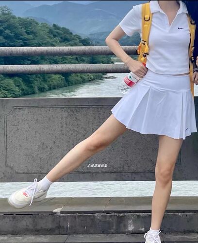 耐克女子运动内置底裤高腰半身裙