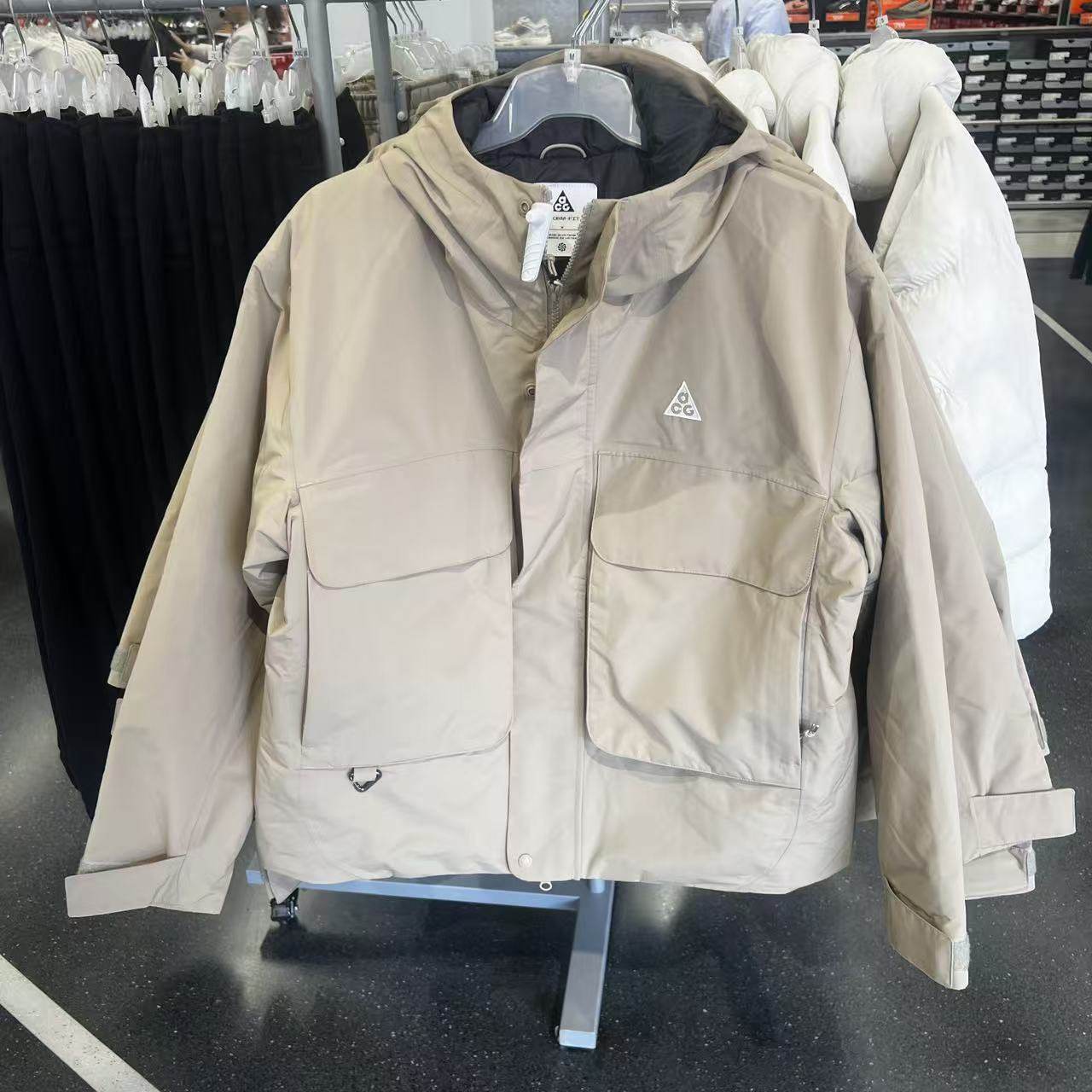 Nike ACG户外男女防水防风连帽工装棉服外套FV8682-247 FV7328