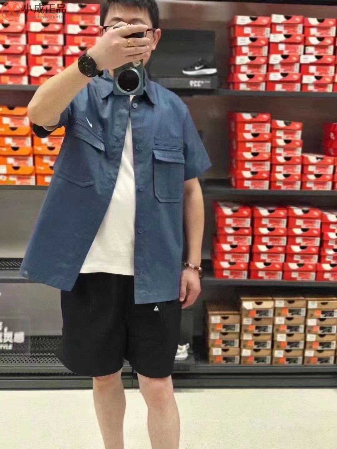 耐克Nike夏男子翻领多口袋工装衬衫短袖DX3341-491 FQ0400 DV9076