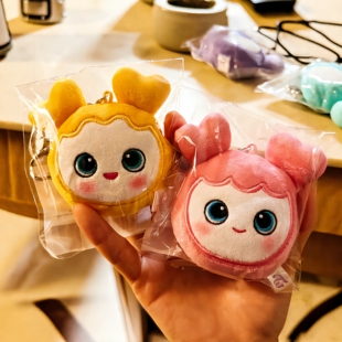 现货TWICE 演唱会大头娃娃 挂件林娜琏 平井桃 金多贤 周子瑜 钥