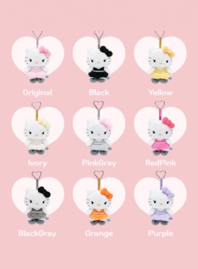 韩国金智秀联名款猫咪挂件Jisoo联名可爱卡通毛绒玩偶钥匙扣盲盒