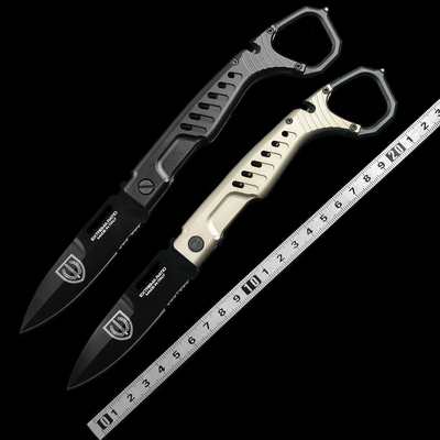 极端武力MH-STEALTH幽灵铝合金柄户外折刀露营家用便携EDC工具刀