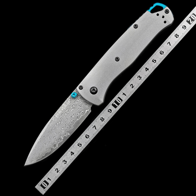 蝴蝶BM535钛合金柄户外折刀露营便携EDC水果刀工具刀