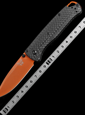 蝴蝶BM535-3碳钎维柄轴承户外折刀露营便携EDC水果刀工具刀