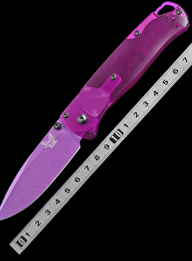 蝴蝶BM535PEI柄户外折刀露营便携EDC水果刀工具刀