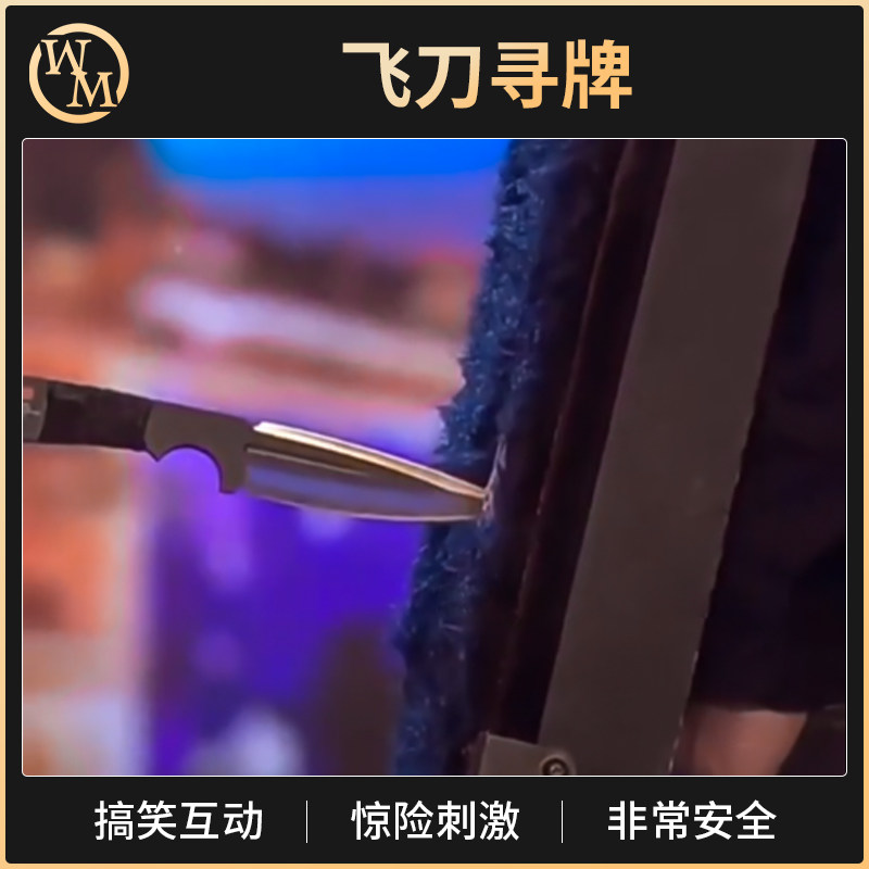 魔术天下魔术道具飞刀寻牌