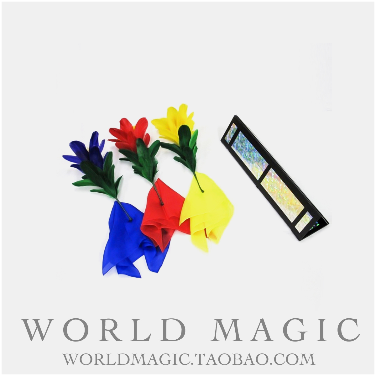 魔术天下 三角管出花 Flower Triangle 空筒出花 舞台魔术道具