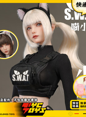 【TYCTOYS】定金预售I8 TOYS喵小队小咪1/6头雕服饰配件包I8-C011