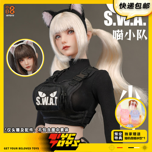 【TYCTOYS】定金预售I8 TOYS喵小队小咪1/6头雕服饰配件包I8-C011
