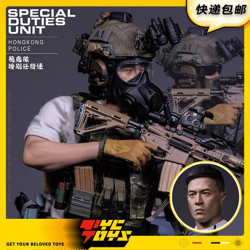 【TYCTOYS】定金预售DAMTOYS HK特别任务连飞虎队攻击队队长78114