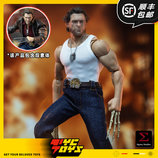 【TYCTOYS】定金预售 SIGMA TOYS瘦姑妈加拿大人1/12布衣可动X-01