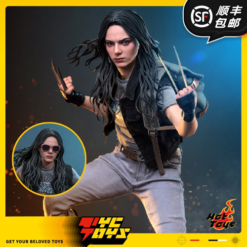 【TYCTOYS】现货 HOTTOYS HT死侍与金刚狼X-23小狼女MMS781人偶