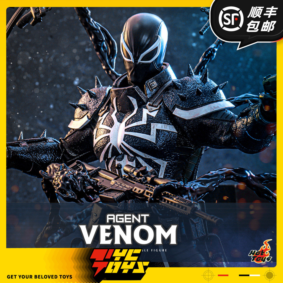 【TYCTOYS】现货 HOTTOYS HT漫威漫画毒液特工1/6可动人偶CMS025