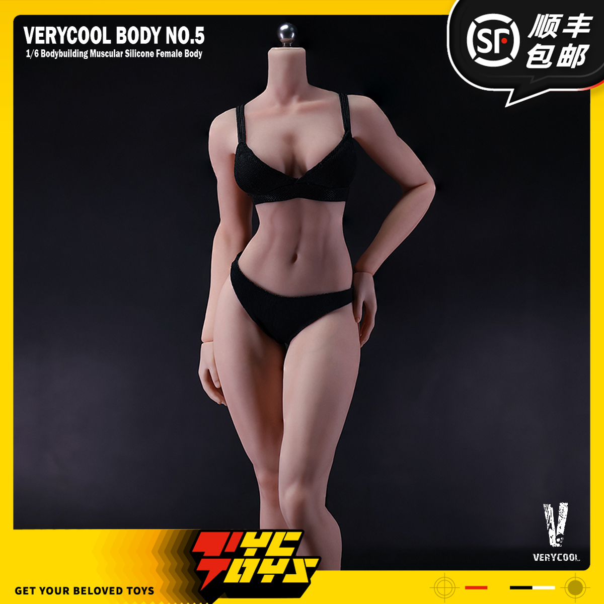 【TYCTOYS】定金预售VERYCOOL健美肌肉体型铂金硅胶女素体VCD-05B