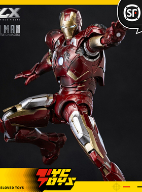 【TYCTOYS】定金预售 THREEZERO DLX漫威钢铁侠MARK7战损版3Z0969