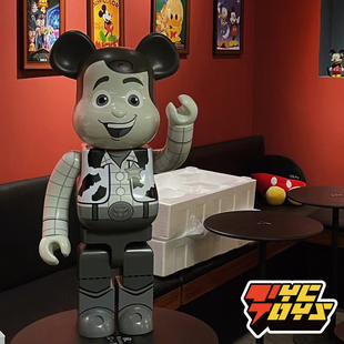 【TYCTOYS】现货 BE@RBRICK 1000% TOYSTORY 玩具总动员 黑白胡迪