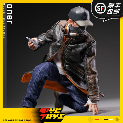 【TYCTOYS】补款 555TOYS看门狗艾登皮尔斯1/12布衣可动人偶手办