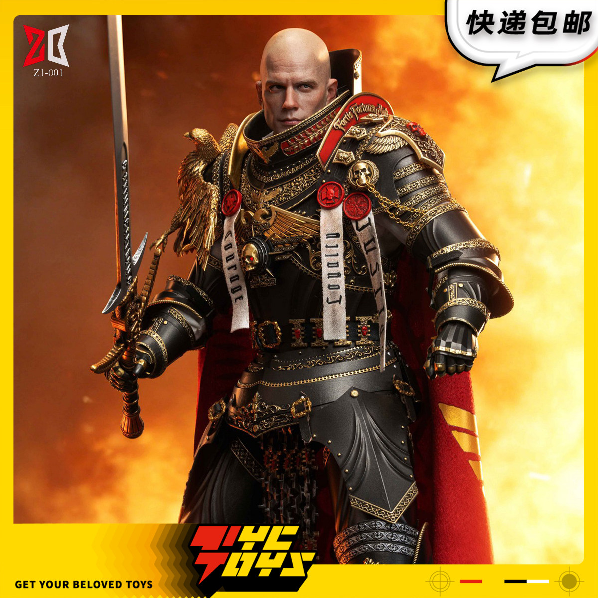【TYCTOYS】定金预售 Z-ONE帝国审判官殉道者雷纳德1/6可动Z1-001